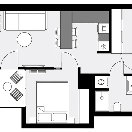 아파트 Urban Opolska 10 No 29 -rooftop Garden - Balcony - Air Condition - Free Garage - Luxury 카토비체